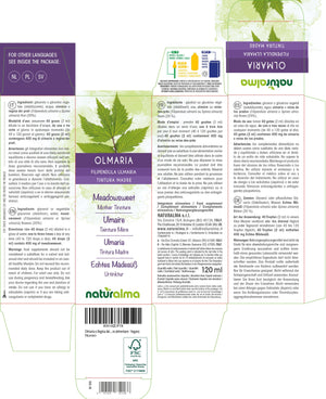 Olmaria Tintura madre liquido analcoolico - Naturalma - Integratore alimentare