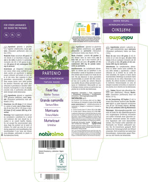 Partenio Tintura madre liquido analcoolico - Naturalma - Integratore alimentare