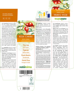 Rosa canina Gemmoderivato liquido analcoolico - Naturalma - Integratore alimentare