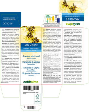 Amamelide Tintura madre liquido alcoolico - Naturalma - Integratore alimentare