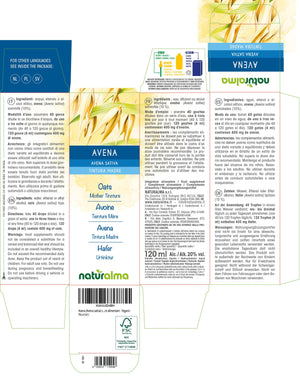 Avena Tintura madre liquido alcoolico - Naturalma - Integratore alimentare