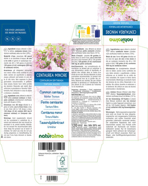 Centaurea minore Tintura madre liquido alcoolico - Naturalma - Integratore alimentare