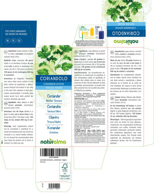 Coriandolo Tintura madre liquido alcoolico - Naturalma - Integratore alimentare