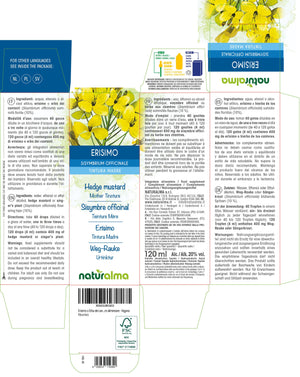 Erisimo Tintura madre liquido alcoolico - Naturalma - Integratore alimentare