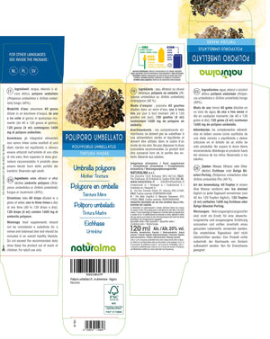 Poliporo umbellato Tintura madre liquido alcoolico - Naturalma - Integratore alimentare