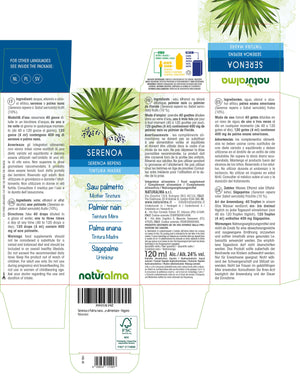 Serenoa Tintura madre liquido alcoolico - Naturalma - Integratore alimentare