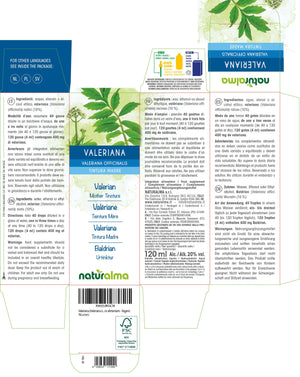 Valeriana Tintura madre liquido alcoolico - Naturalma - Integratore alimentare
