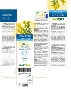 Verga d'oro Tintura madre liquido alcoolico - Naturalma - Integratore alimentare