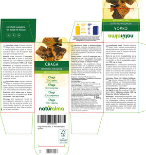 Chaga compresse - Naturalma - Integratore alimentare
