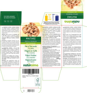 Maitake Tabletten - Naturalma - Nahrungsergänzungsmittel
