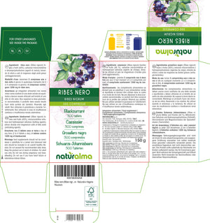 Ribes nero compresse - Naturalma - Integratore alimentare