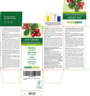 Uva ursina compresse - Naturalma - Integratore alimentare