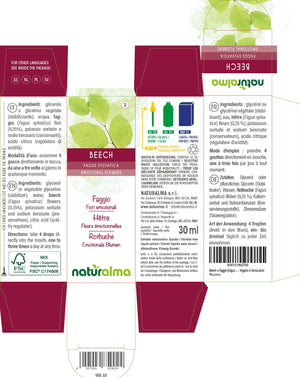 Beech Fiori emozionali liquido analcoolico - Naturalma - Integratore alimentare