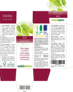 Elm Fiori emozionali liquido analcoolico - Naturalma - Integratore alimentare
