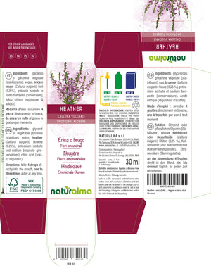 Heather Fiori emozionali liquido analcoolico - Naturalma - Integratore alimentare