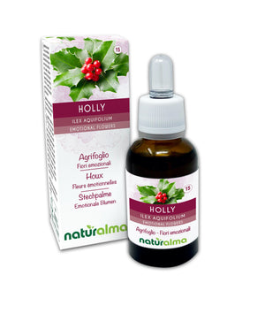Holly Fiori emozionali liquido analcoolico - Naturalma - Integratore alimentare