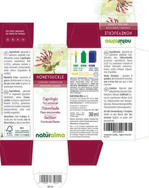 Honeysuckle Fiori emozionali liquido analcoolico - Naturalma - Integratore alimentare