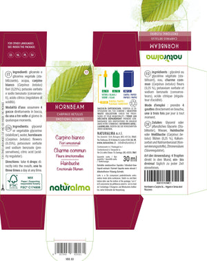 Hornbeam Fiori emozionali liquido analcoolico - Naturalma - Integratore alimentare