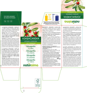 Ashwagandha compresse - Naturalma - Integratore alimentare