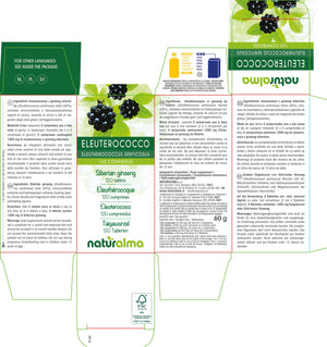 Eleuterococco compresse - Naturalma - Integratore alimentare