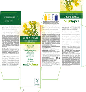 Verga d'oro compresse - Naturalma - Integratore alimentare