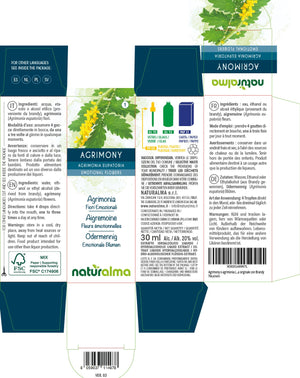 Agrimony Fiori emozionali o Fiori di Bach liquido alcoolico - Naturalma