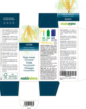 Aspen Fiori emozionali o Fiori di Bach liquido alcoolico - Naturalma