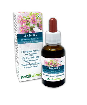 Centaury Fiori emozionali o Fiori di Bach liquido alcoolico - Naturalma