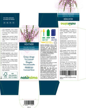 Heather Fiori emozionali o Fiori di Bach liquido alcoolico - Naturalma