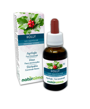 Holly Fiori emozionali o Fiori di Bach liquido alcoolico - Naturalma