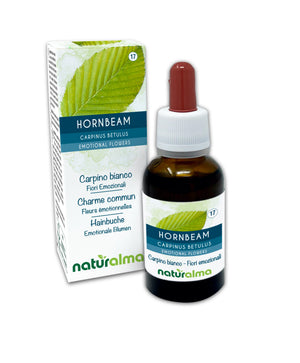 Hornbeam Fiori emozionali o Fiori di Bach liquido alcoolico - Naturalma