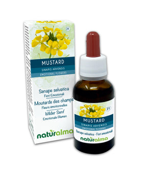 Mustard Fiori emozionali o Fiori di Bach liquido alcoolico - Naturalma