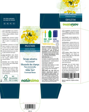Mustard Fiori emozionali o Fiori di Bach liquido alcoolico - Naturalma
