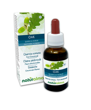 Oak Fiori emozionali o Fiori di Bach liquido alcoolico - Naturalma