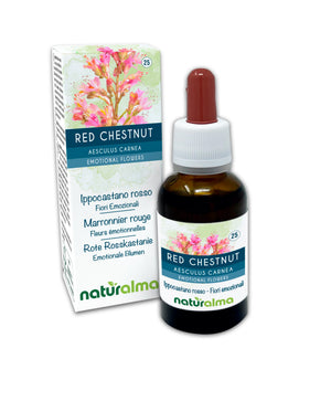 Red Chestnut Fiori emozionali o Fiori di Bach liquido alcoolico - Naturalma