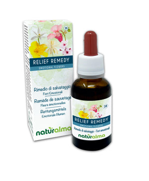 Relief Remedy o Rescue remedy Fiori emozionali o Fiori di Bach liquido alcoolico - Naturalma
