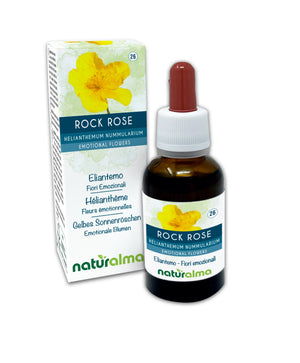 Rock Rose Fiori emozionali o Fiori di Bach liquido alcoolico - Naturalma