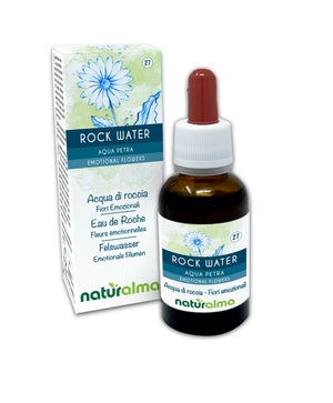 Rock water Fiori emozionali o Fiori di Bach liquido alcoolico - Naturalma