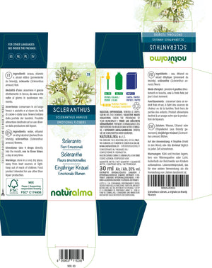 Scleranthus Fiori emozionali o Fiori di Bach liquido alcoolico - Naturalma