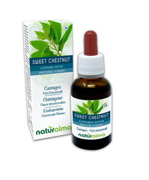 Sweet Chestnut Fiori emozionali o Fiori di Bach liquido alcoolico - Naturalma