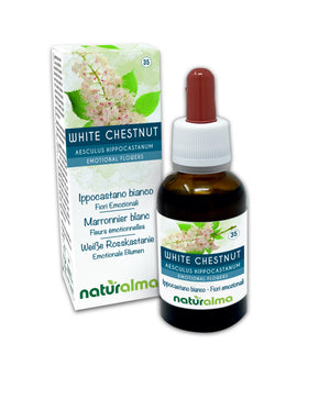 White Chestnut Fiori emozionali o Fiori di Bach liquido alcoolico - Naturalma