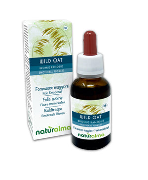 Wild Oat Fiori emozionali o Fiori di Bach liquido alcoolico - Naturalma
