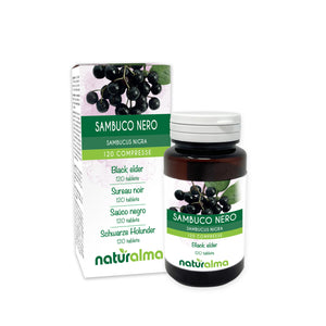 Sambuco nero compresse - Naturalma - Integratore alimentare
