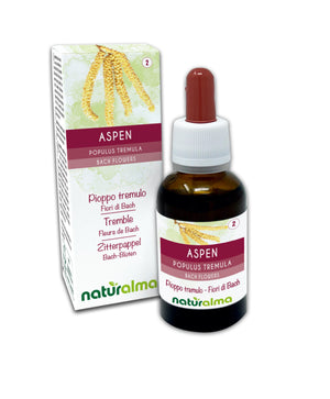 Aspen Bach Flower Remedies Alcohol-Free Liquid - Naturalma - Food Supplement