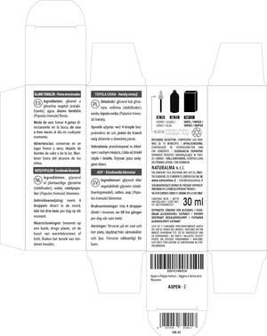 Aspen Bach Flower Remedies Alcohol-Free Liquid - Naturalma - Food Supplement