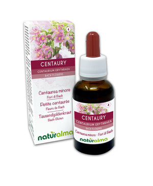 Centaury Bach Flower Remedies Alcohol-Free Liquid - Naturalma - Food Supplement