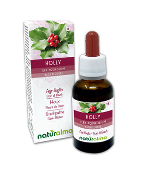 Holly Fiori emozionali o Fiori di Bach liquido analcoolico - Naturalma