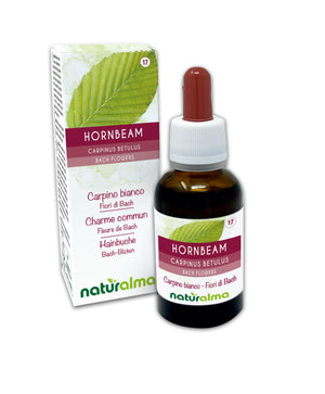 Hornbeam Fiori emozionali o Fiori di Bach liquido analcoolico - Naturalma