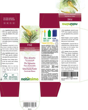 Pine Fiori emozionali o Fiori di Bach liquido analcoolico - Naturalma