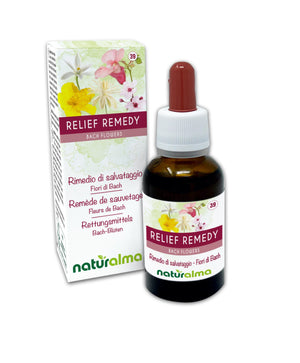 Relief Remedy o Rescue remedy Fiori emozionali o Fiori di Bach liquido analcoolico - Naturalma